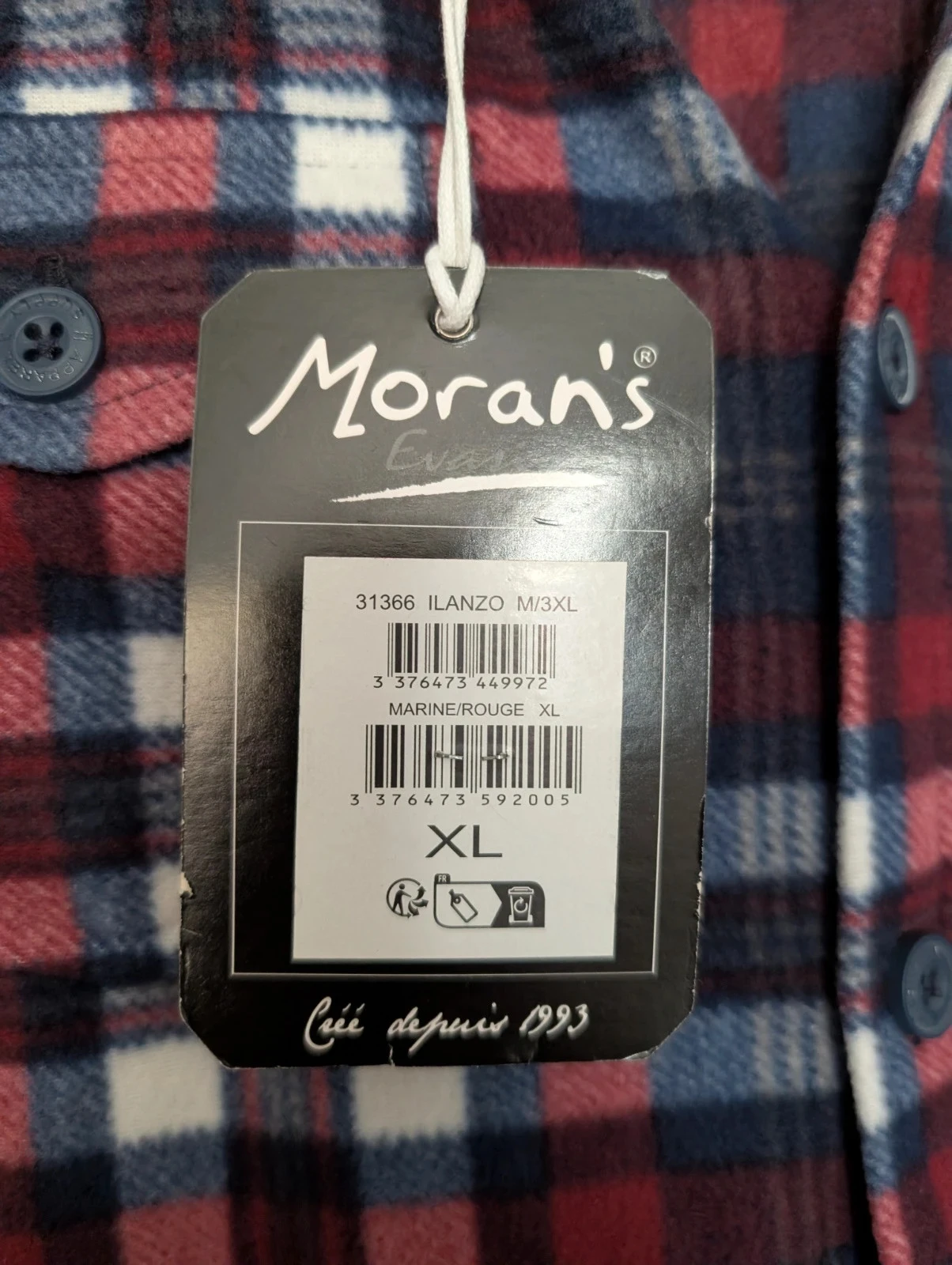 Sobrecasaco polar Morans para homem tamanho XL, novo – photo 5